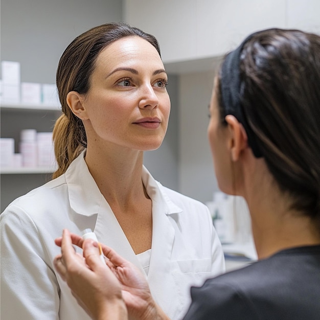 a dermatologist providing guidance on managing chronic skin conditions like eczema or psoriasis2