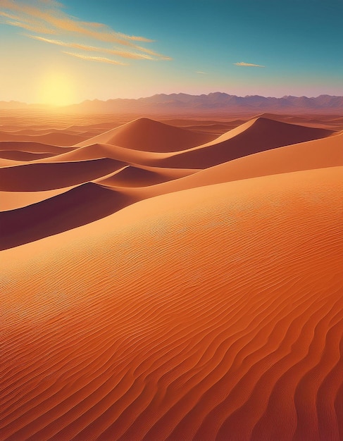 Desert directly refers to the setting