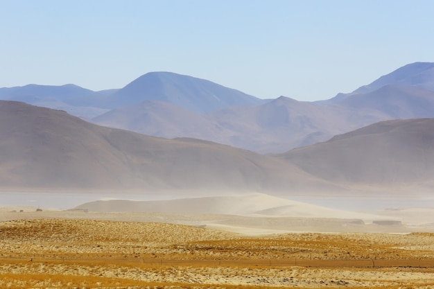 desert landscape of nature