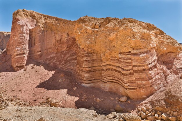 Desert and mountain canyons in Eilat