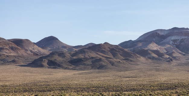 Desert Mountain Nature Landscape Sunny Blue Sky