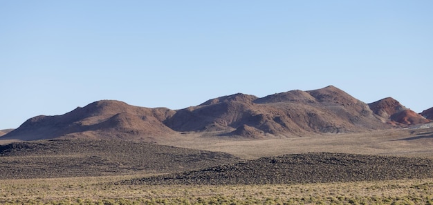 Desert Mountain Nature Landscape Sunny Blue Sky