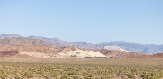 Desert mountain nature landscape sunny blue sky