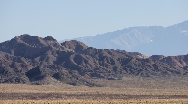 Desert mountain nature landscape sunny blue sky