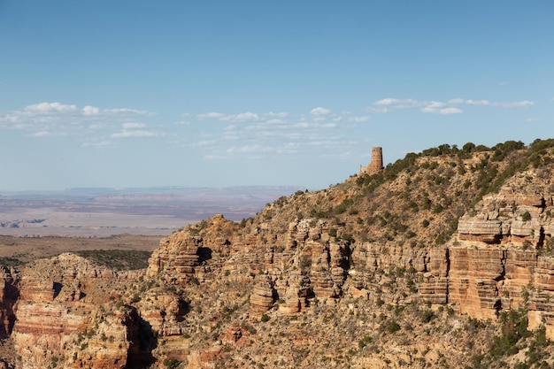 Desert rocky mountain american landscape grand canyon national park