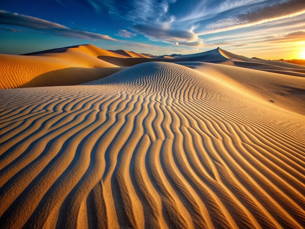 Photo desert sand dunes