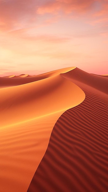 a desert scene with a lone horse in the foreground