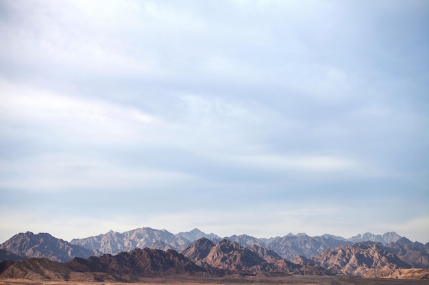 Desert sunset with bright color gradients