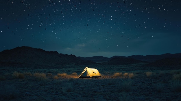 Desert Tent Night