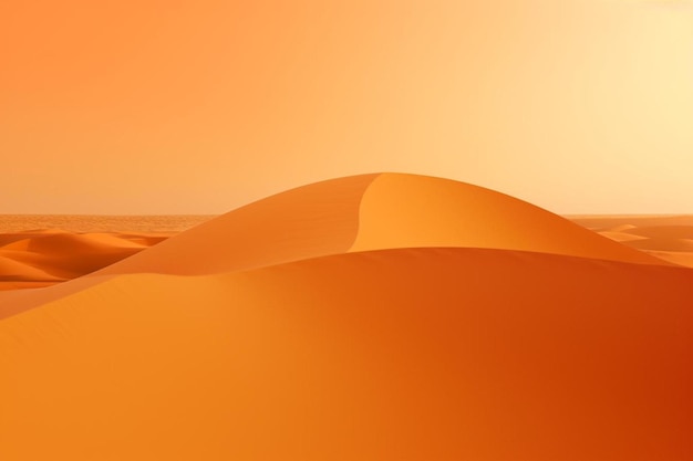 a desert with sand dunes in the background