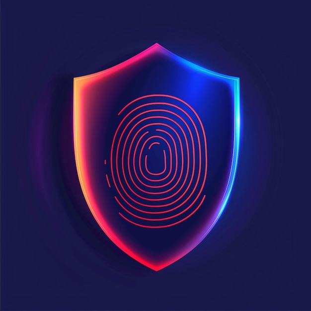 design of a 3d Shield with fingerprint