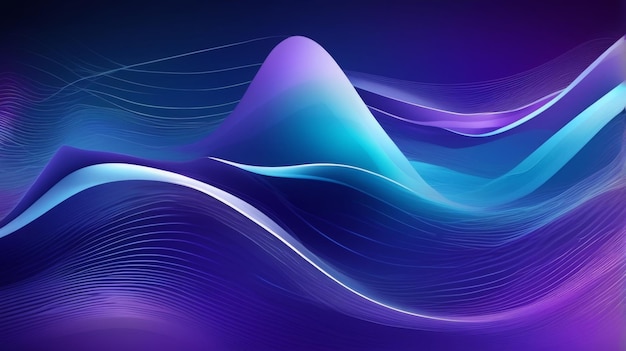 Design an abstract background with overlapping wireless signal waves