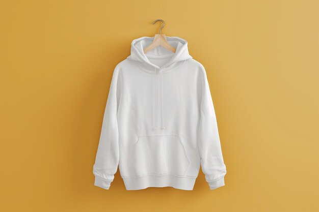 Photo design a blank hoodie mockup with front side