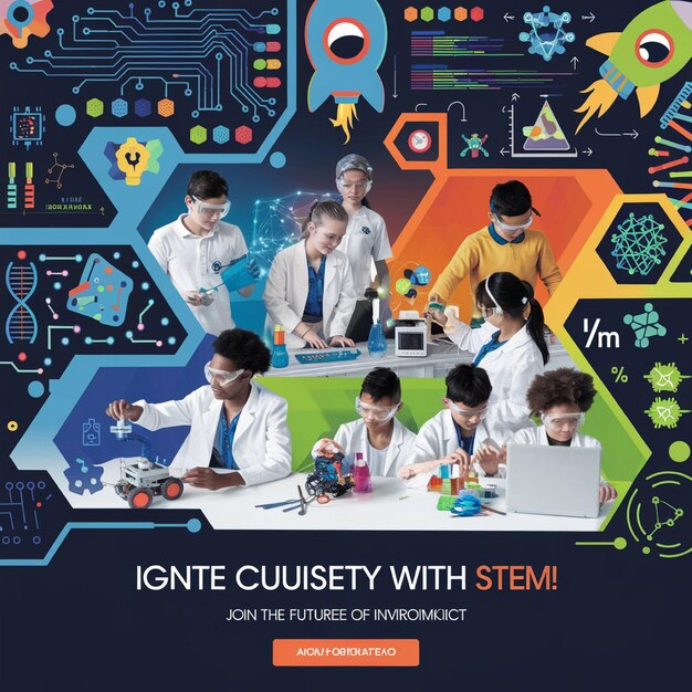 Photo design an engaging stem education instagram post