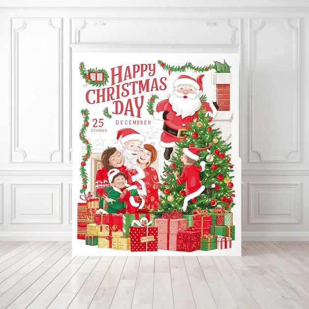 Design For Happy Christmas Day