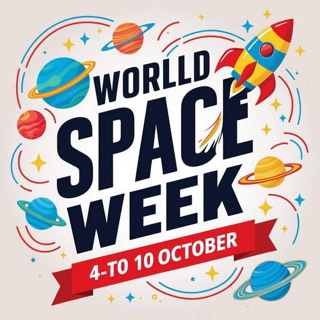 Photo design ideas for celebrating world space week