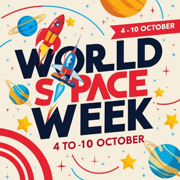 Photo design ideas for celebrating world space week