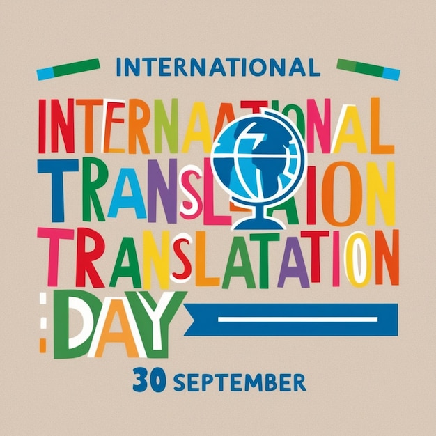 Photo design ideas for international translation day celebrations