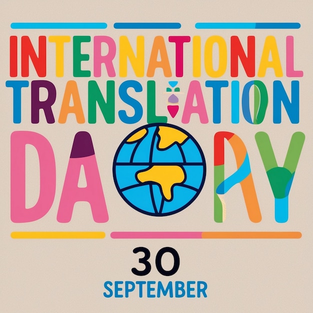 Photo design ideas for international translation day celebrations