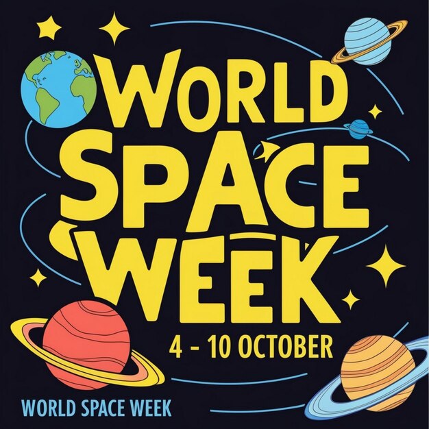 Photo design ideas for world space week celebrations