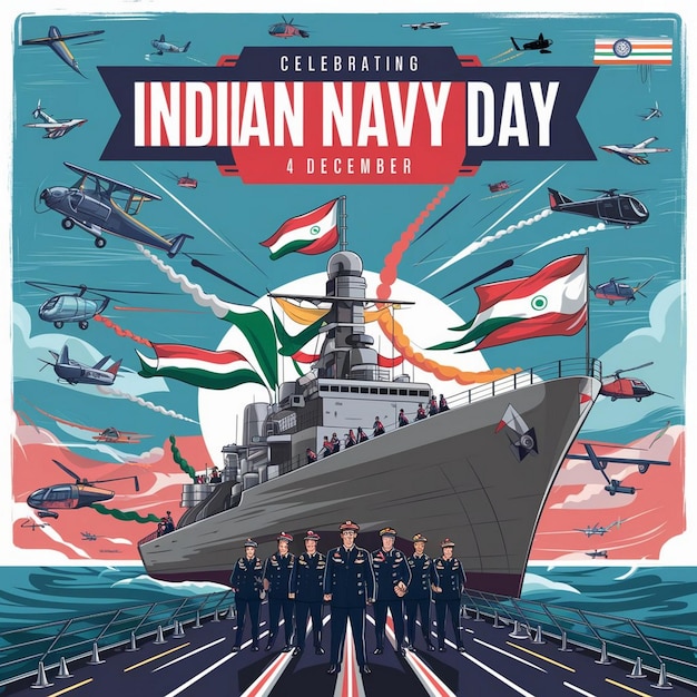 Design For Indian Navy Day