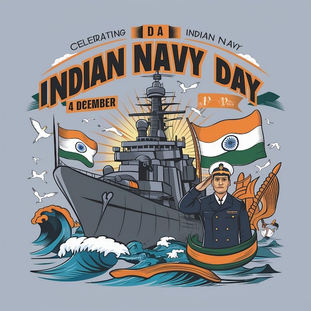 Design For Indian Navy Day