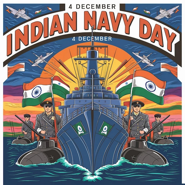 Design For Indian Navy Day