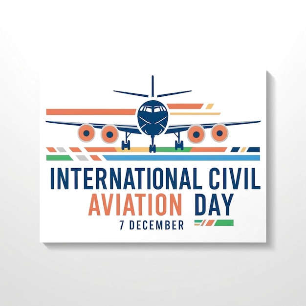 Photo design for international civil aviation day