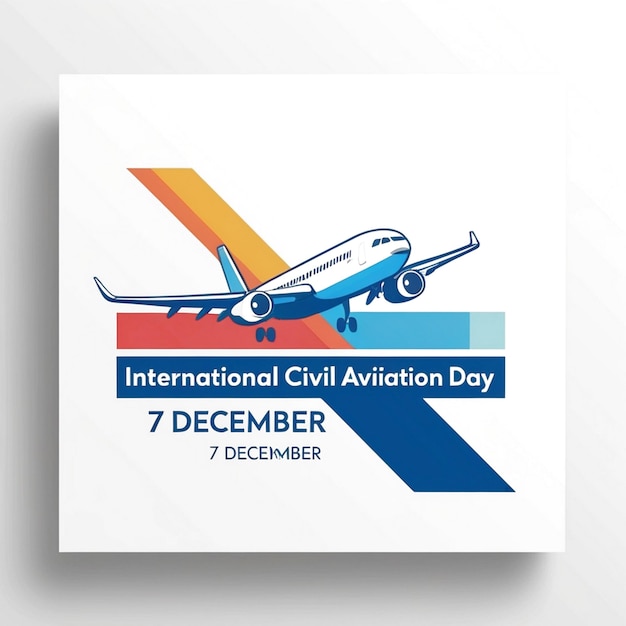 Photo design for international civil aviation day