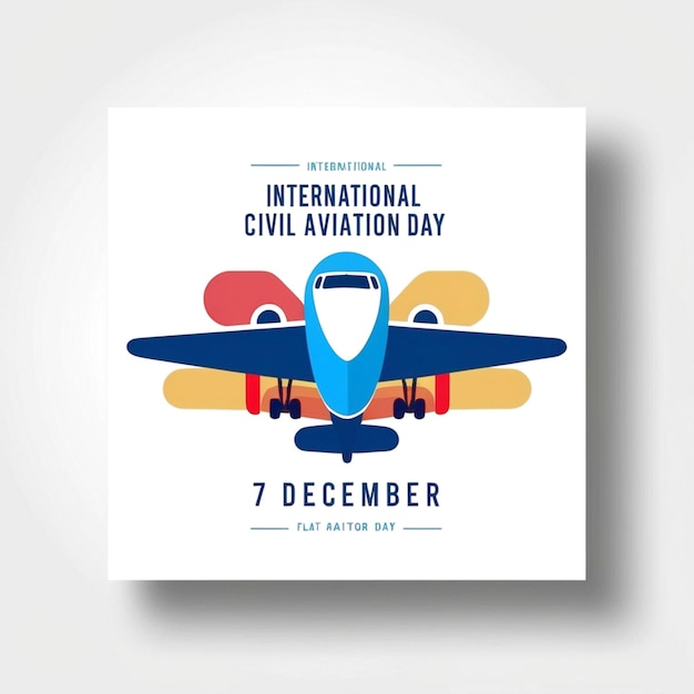 Photo design for international civil aviation day