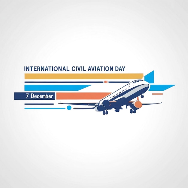 Photo design for international civil aviation day