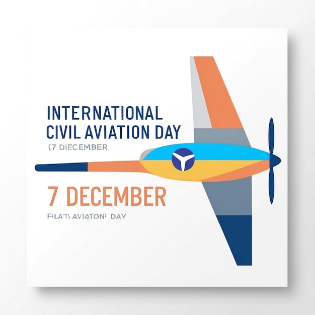 Photo design for international civil aviation day