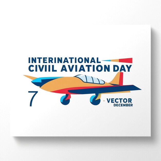 Photo design for international civil aviation day