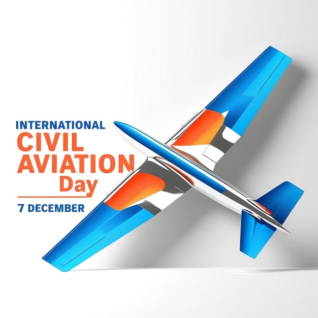 Photo design for international civil aviation day