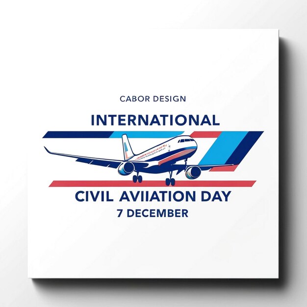 Photo design for international civil aviation day