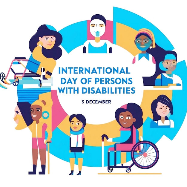 Photo design for international day of persons with disabilities