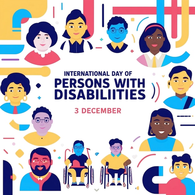 Photo design for international day of persons with disabilities