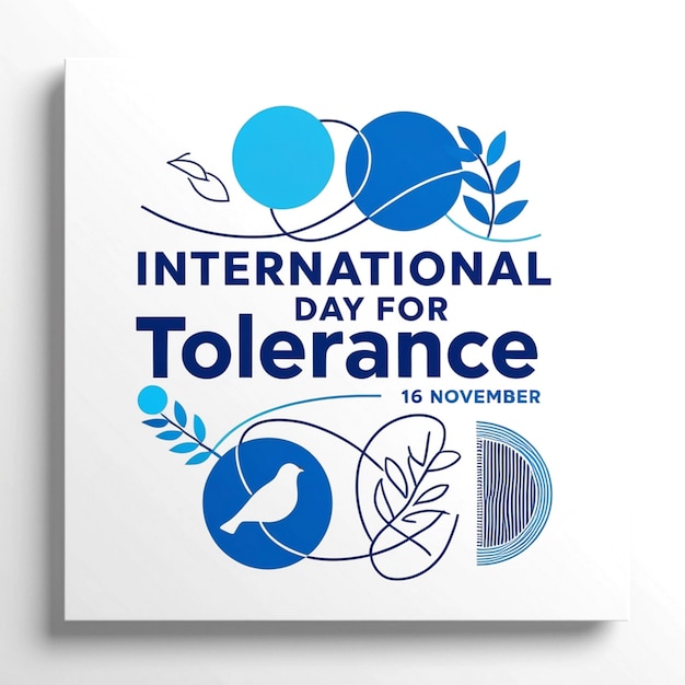 Photo design for international day for tolerance