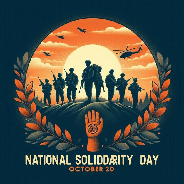 Photo design for national soldarity day celebration