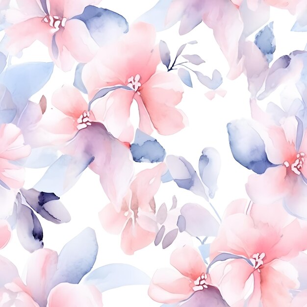 Design pattern for fabric beautiful floral flowers