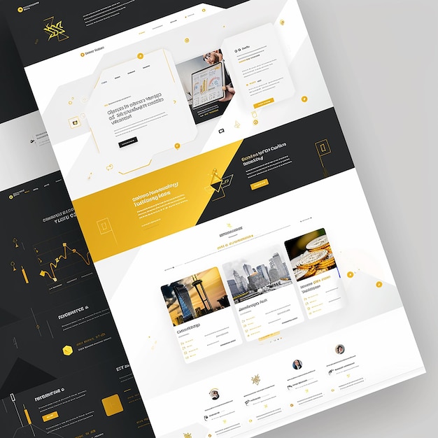 Design professional website layout for company specializing in gold and cryptocurrency trading