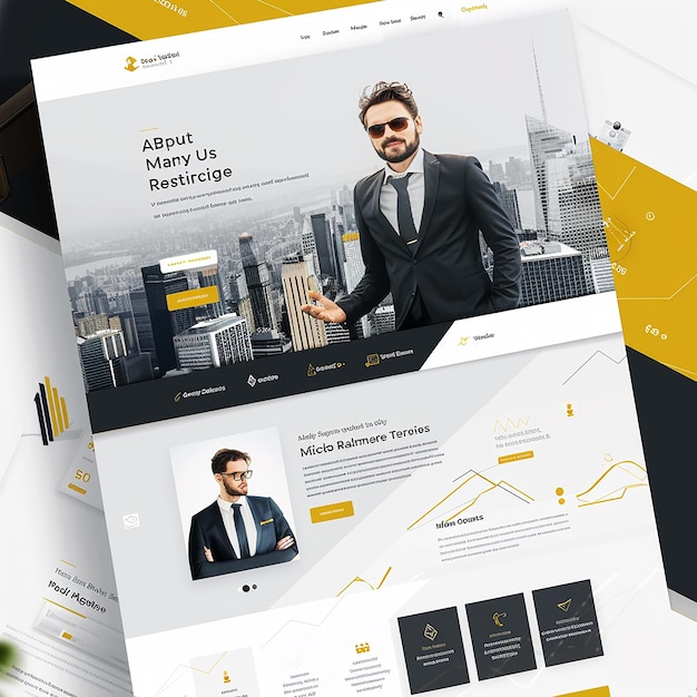 Design professional website layout for company specializing in gold and cryptocurrency trading