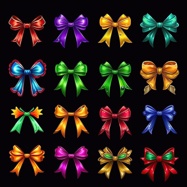 Design ribbon bow ai generated