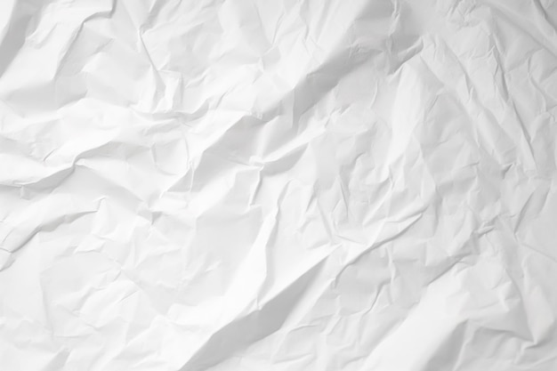 Design space white crumpled paper textured background