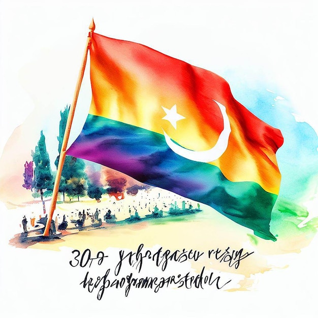 Design for Turkey039s Independence Day on August 30