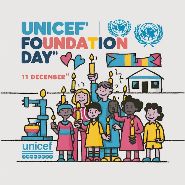 Photo design for unicef foundation day