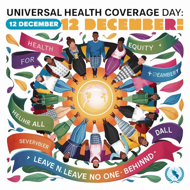 Photo design for universal health coverage day