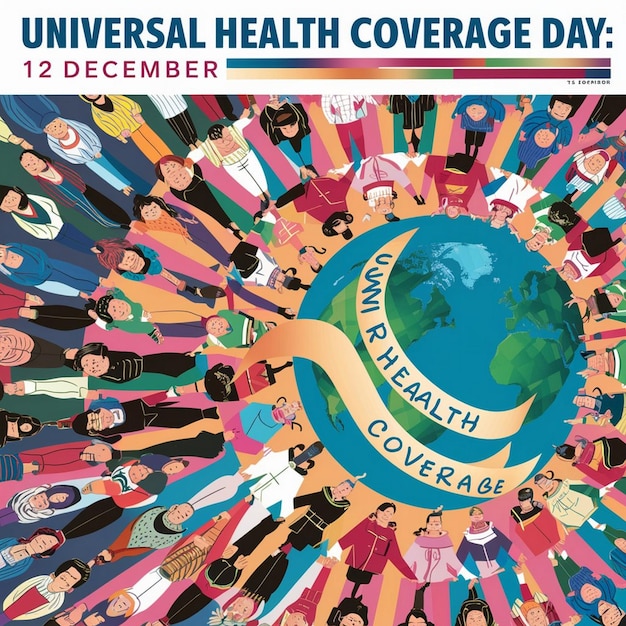 Photo design for universal health coverage day