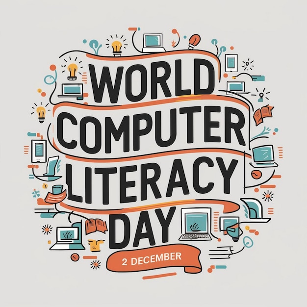 Design For World Computer Literacy Day