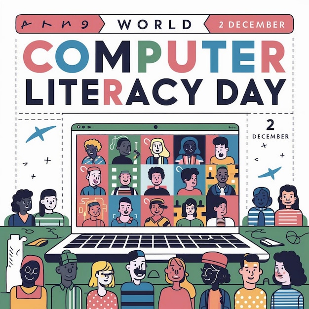 Design For World Computer Literacy Day